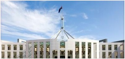 Parliament House facade, Canberra